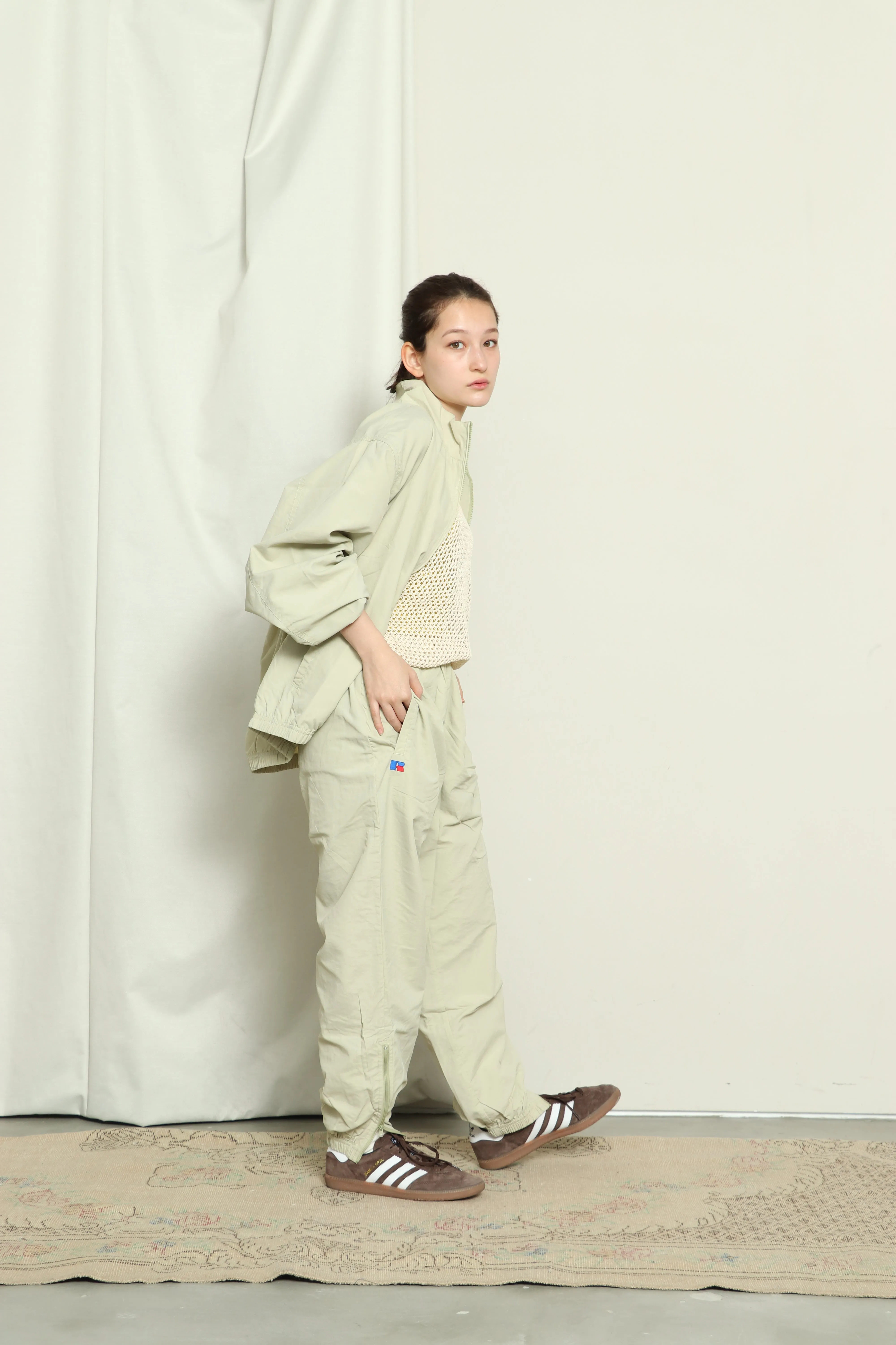 - online Limited -Nylon Tussah Classic Training Pants ＜RC-23012＞BEIGE