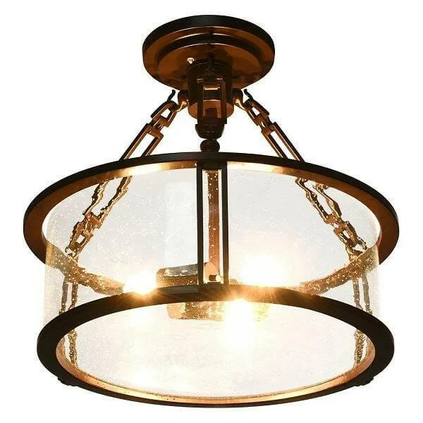 3-Light Flush Mount Ceiling Light