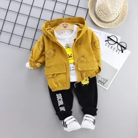 3-piece Coat & Sweatshirt & Pants for Children Boy