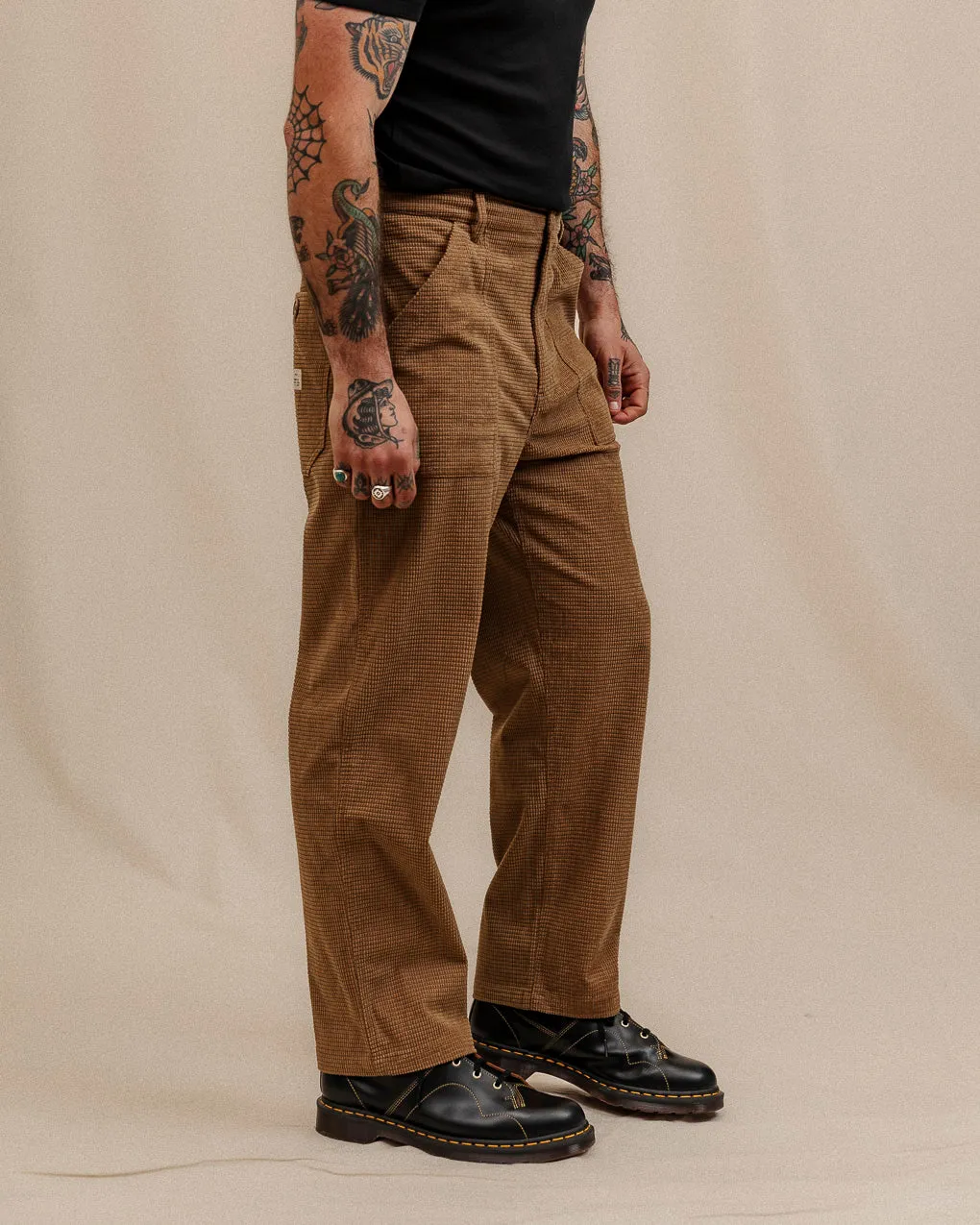 304 Waffle Cord Service Fatigue Pants - Biscuit