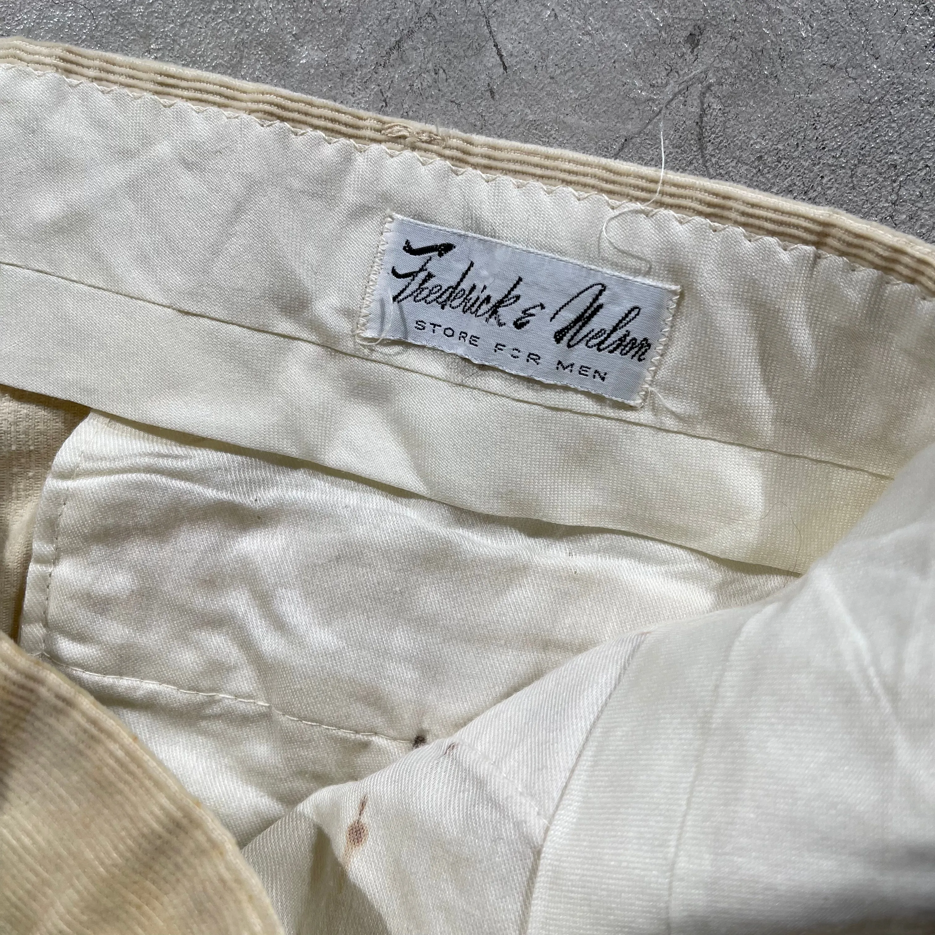 70s Sun Faded Corduroy Pants- 30