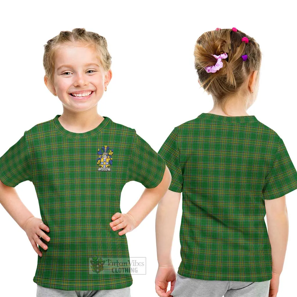 Accotts Irish Clan Kid T-Shirt with Coat of Arms