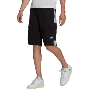 Adidas Men's Adicolor Classics 3 Striples Cargo Shorts - Black