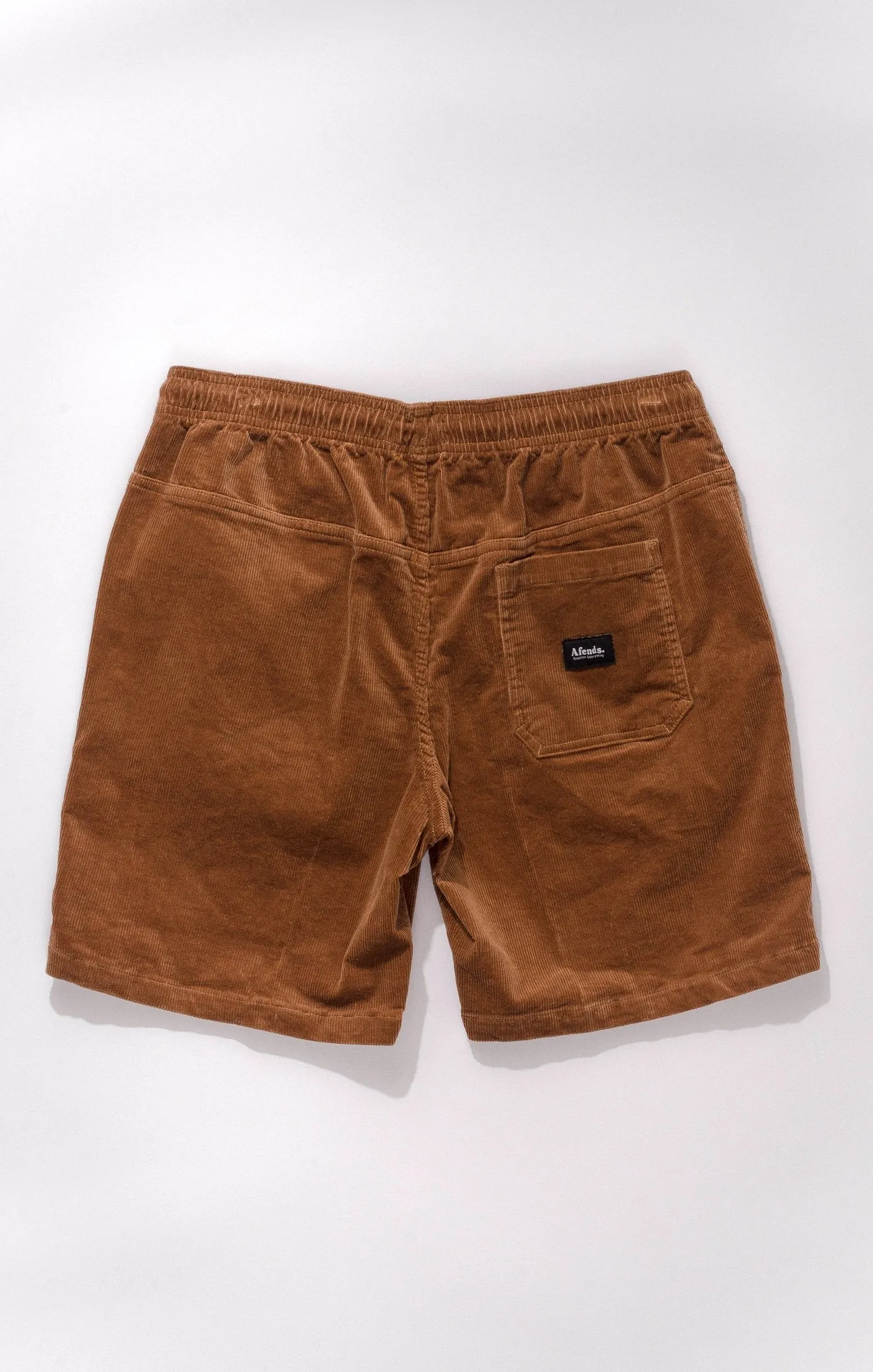 Afends Mens Stein Corduroy - Elastic Waist Walkshort