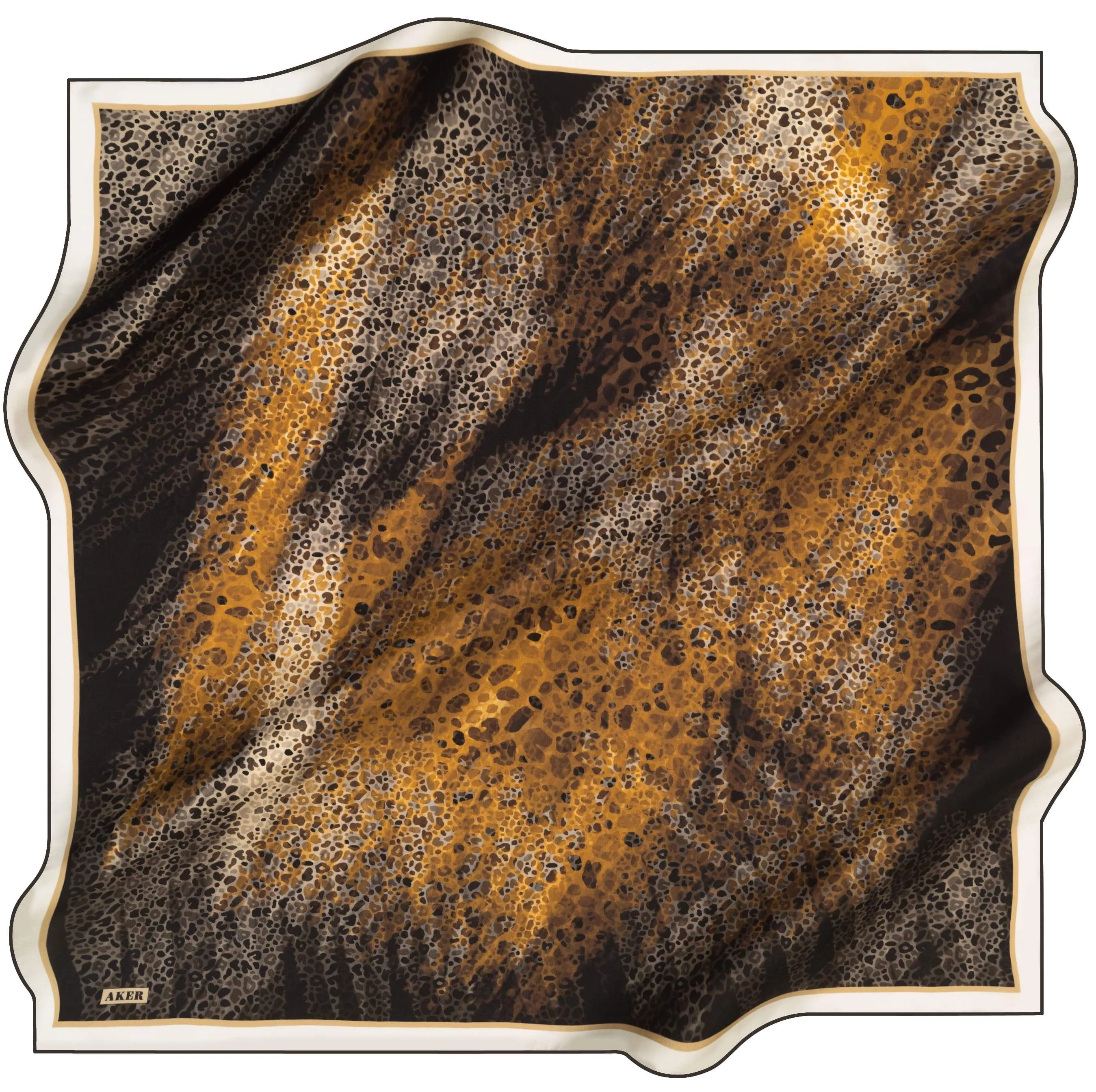 Aker Zelda Modern Silk Scarf No. 15