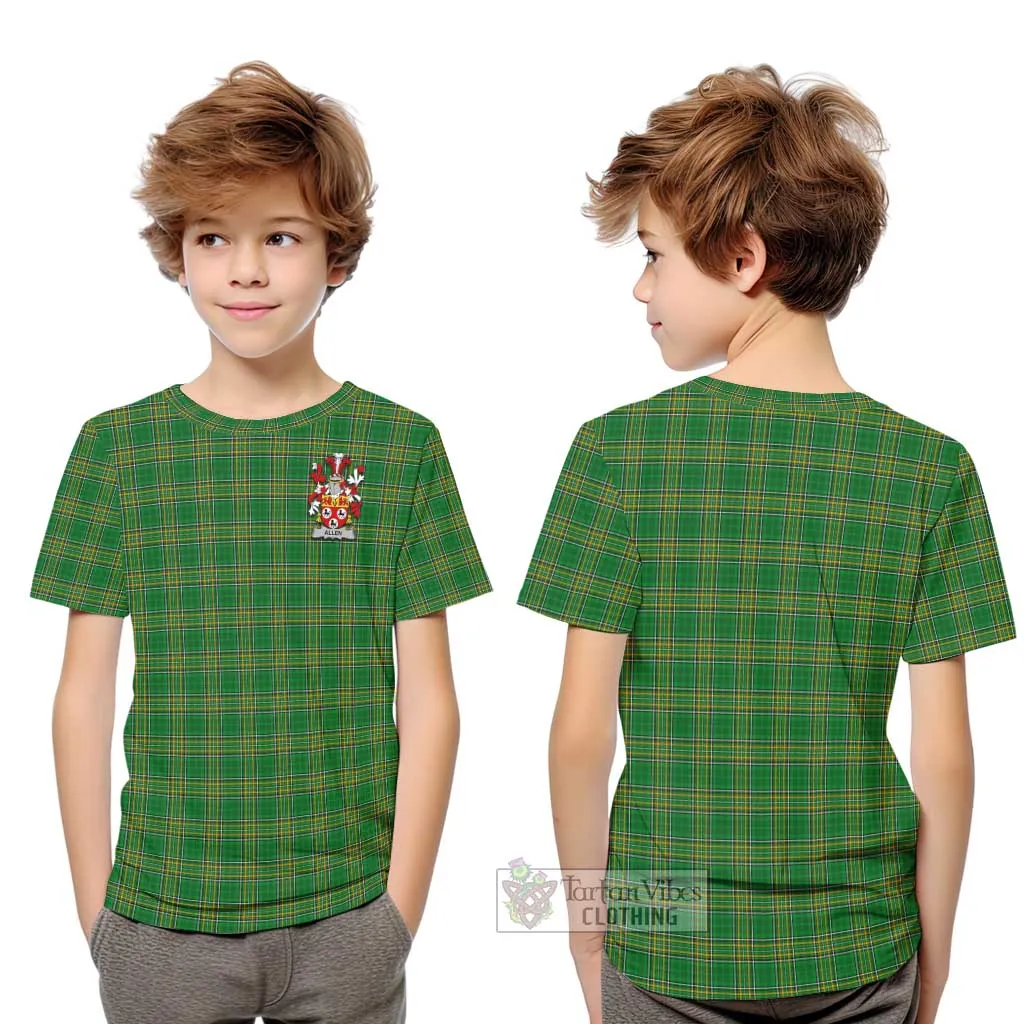 Allen Irish Clan Kid T-Shirt with Coat of Arms