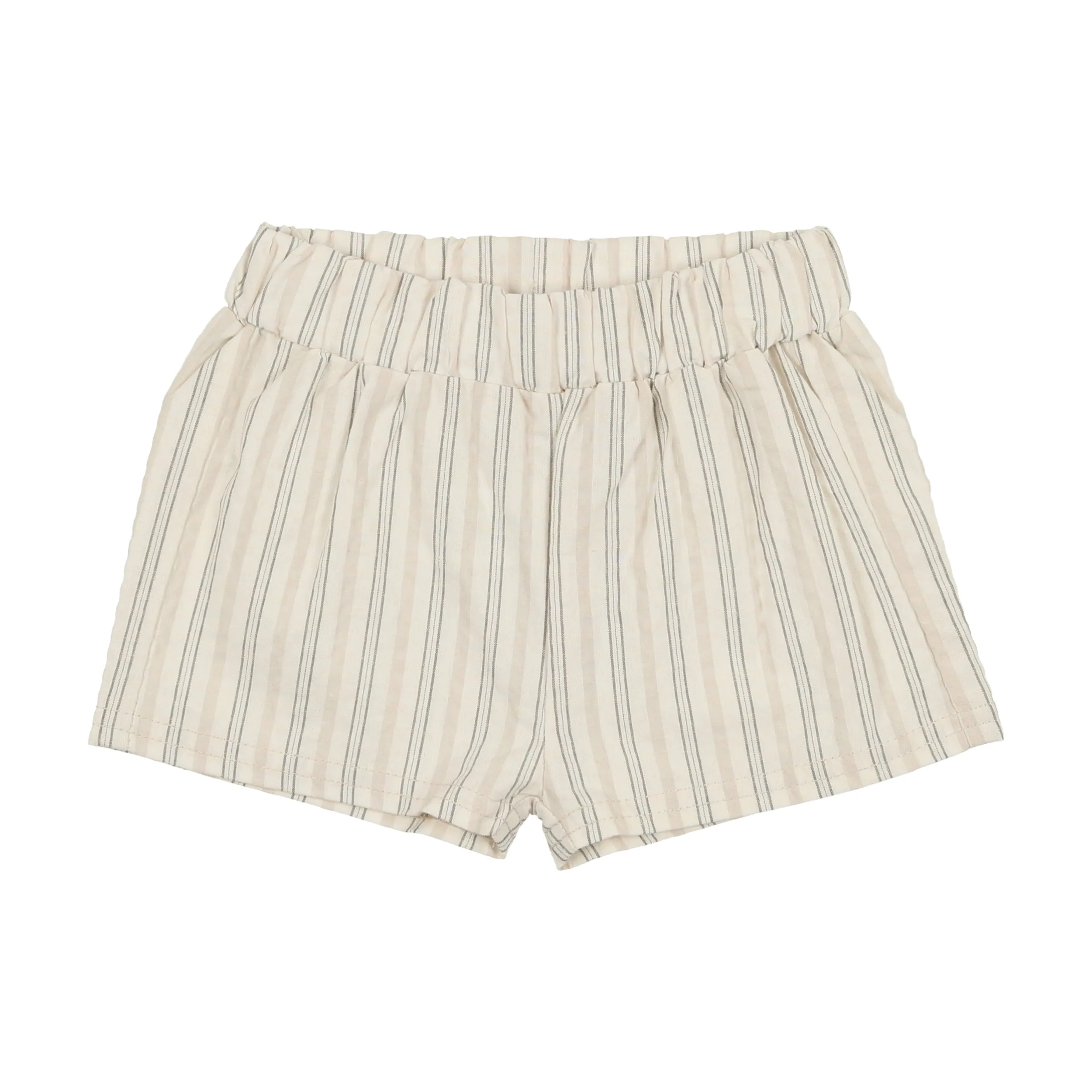 Analogie By Lil Legs Linen Pull On Shorts Multi Stripe