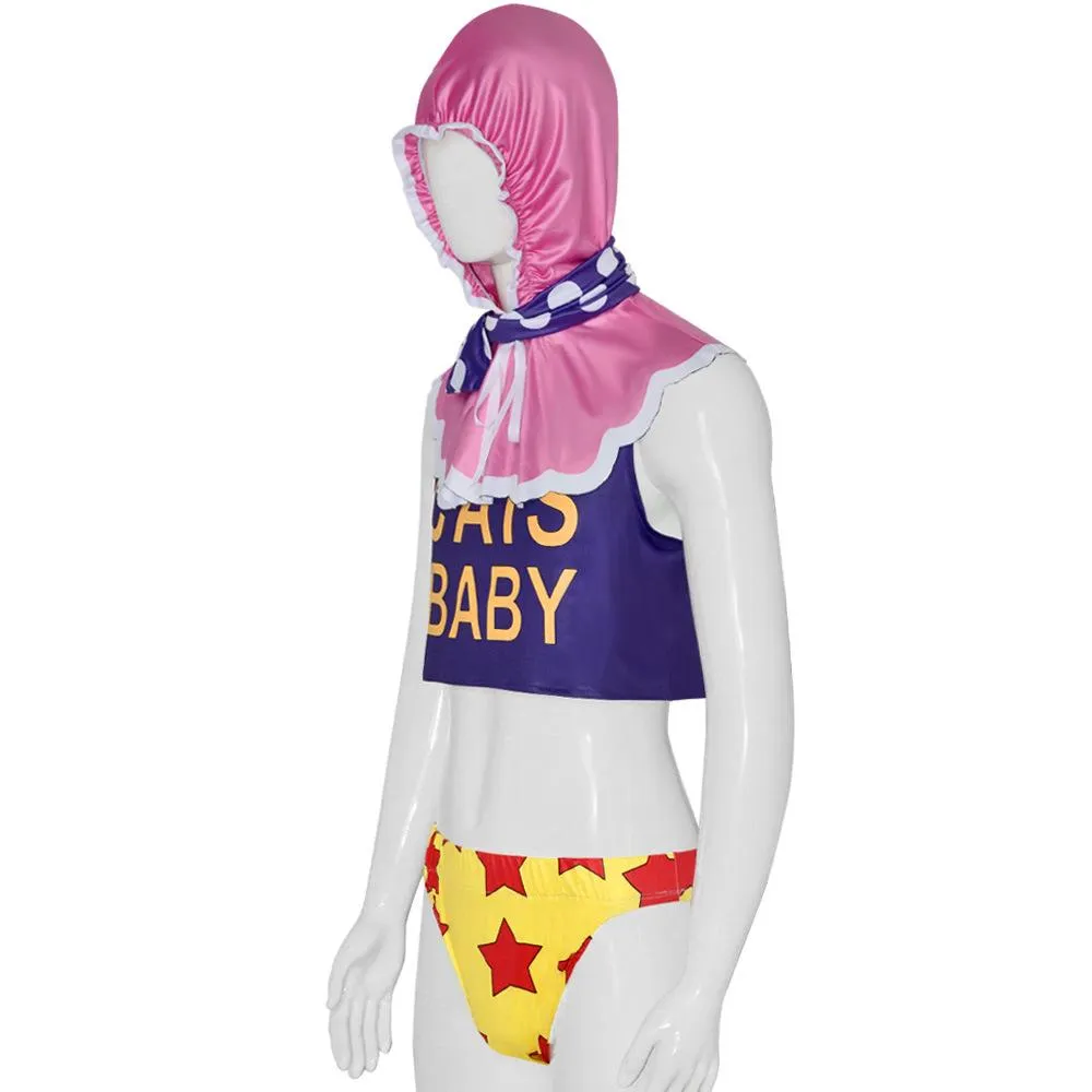 Anime One Piece Senor Pink Cosplay Costumes Carnival Party Outfits Full Set