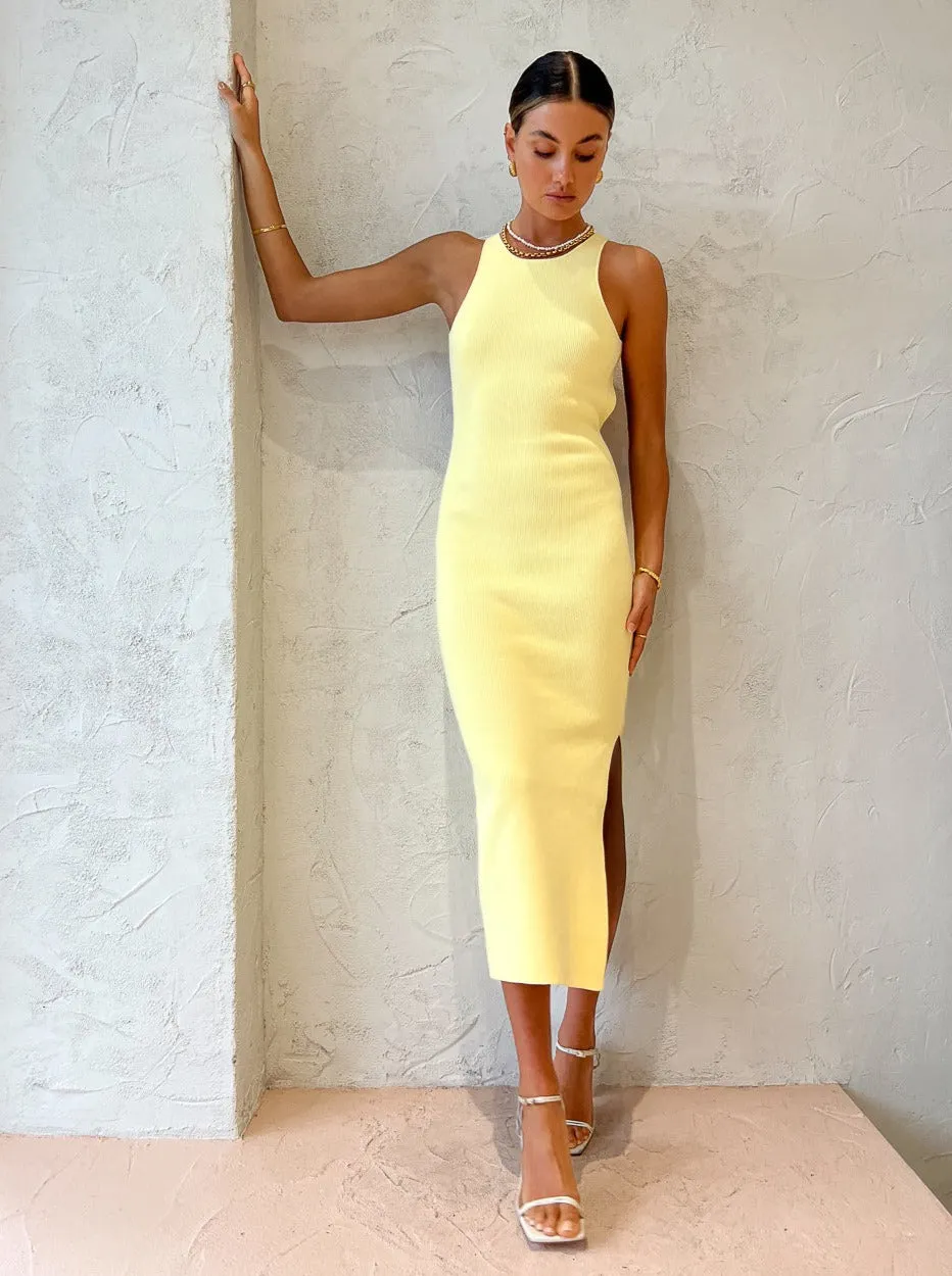 Anna Quan Jemma Dress in Lemon