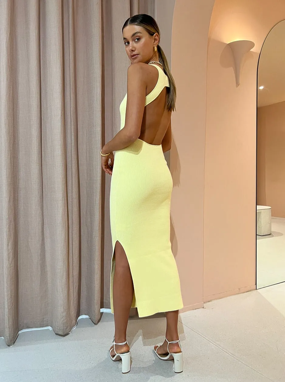 Anna Quan Jemma Dress in Lemon