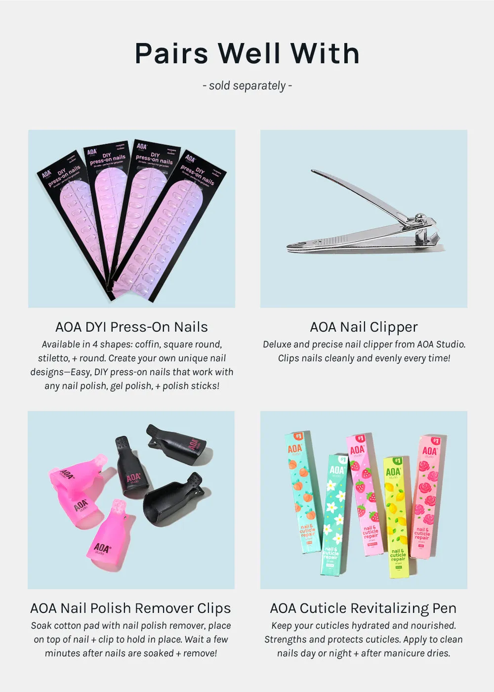 AOA Nail Polish Strips: Antoinette