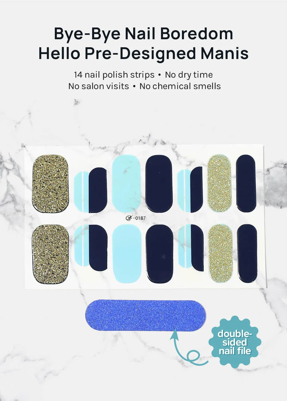 AOA Nail Polish Strips: Shoreditch