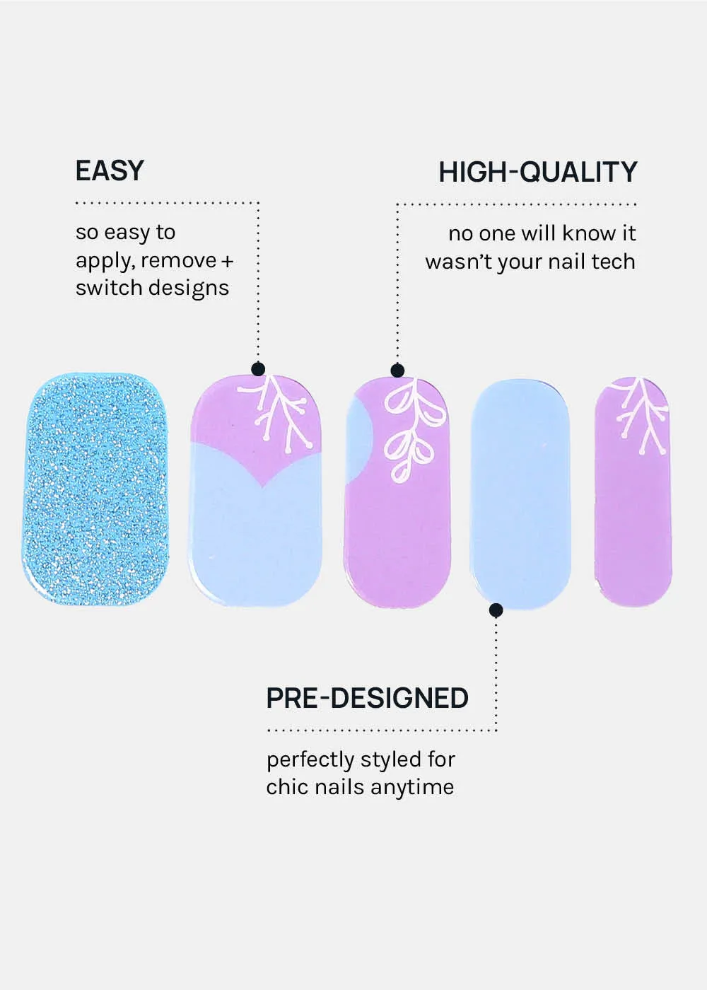 AOA Nail Polish Strips: Springtime