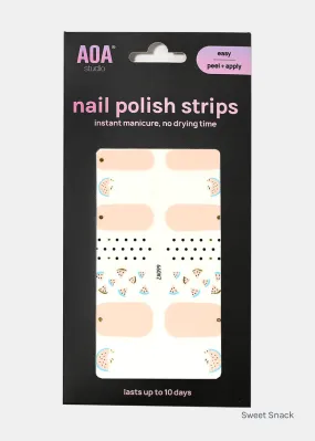 AOA Nail Polish Strips: Sweet Snack