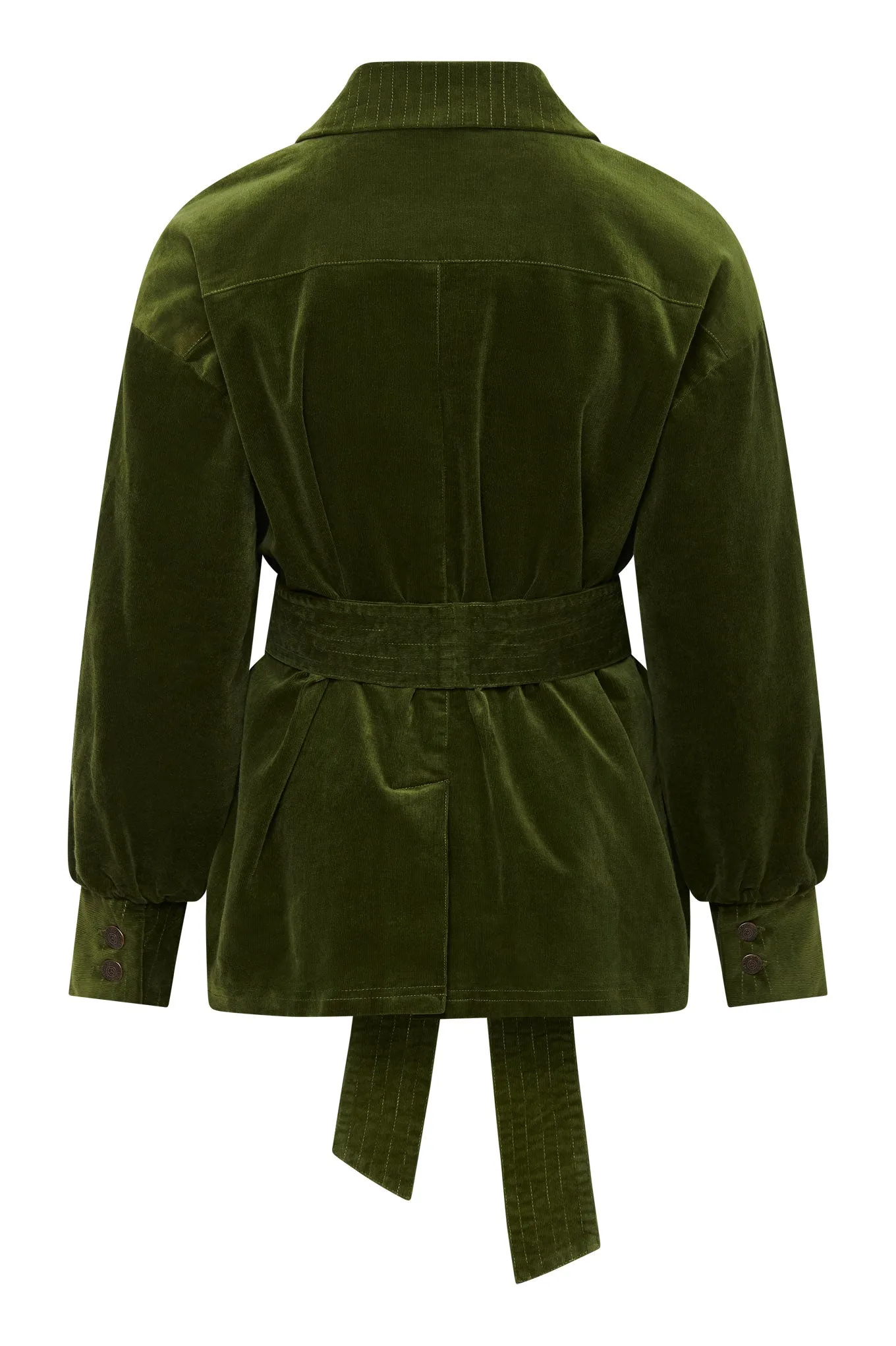 APPOLINO - Organic Cotton Needle Cord Jacket Pine Green