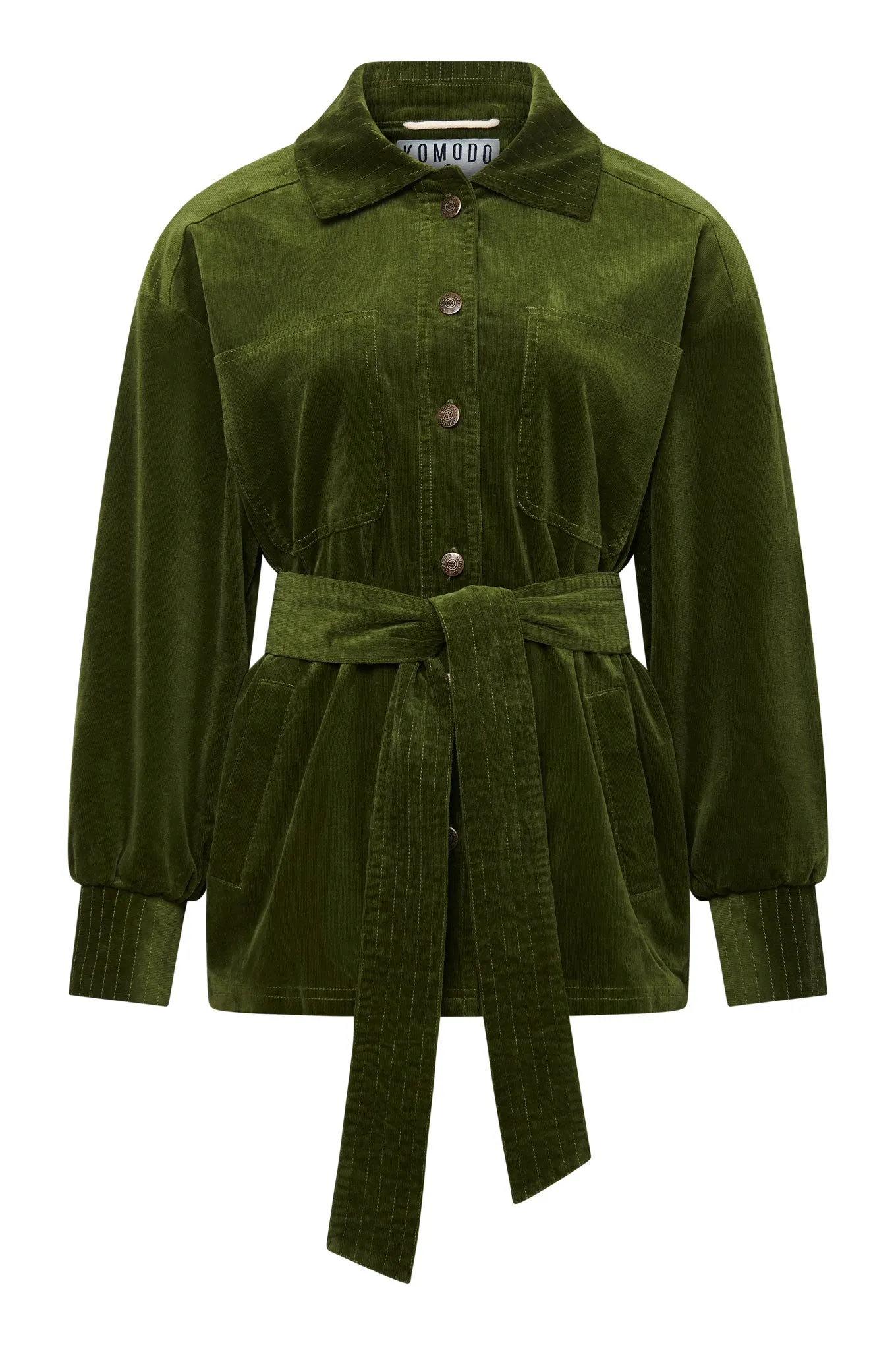 APPOLINO - Organic Cotton Needle Cord Jacket Pine Green