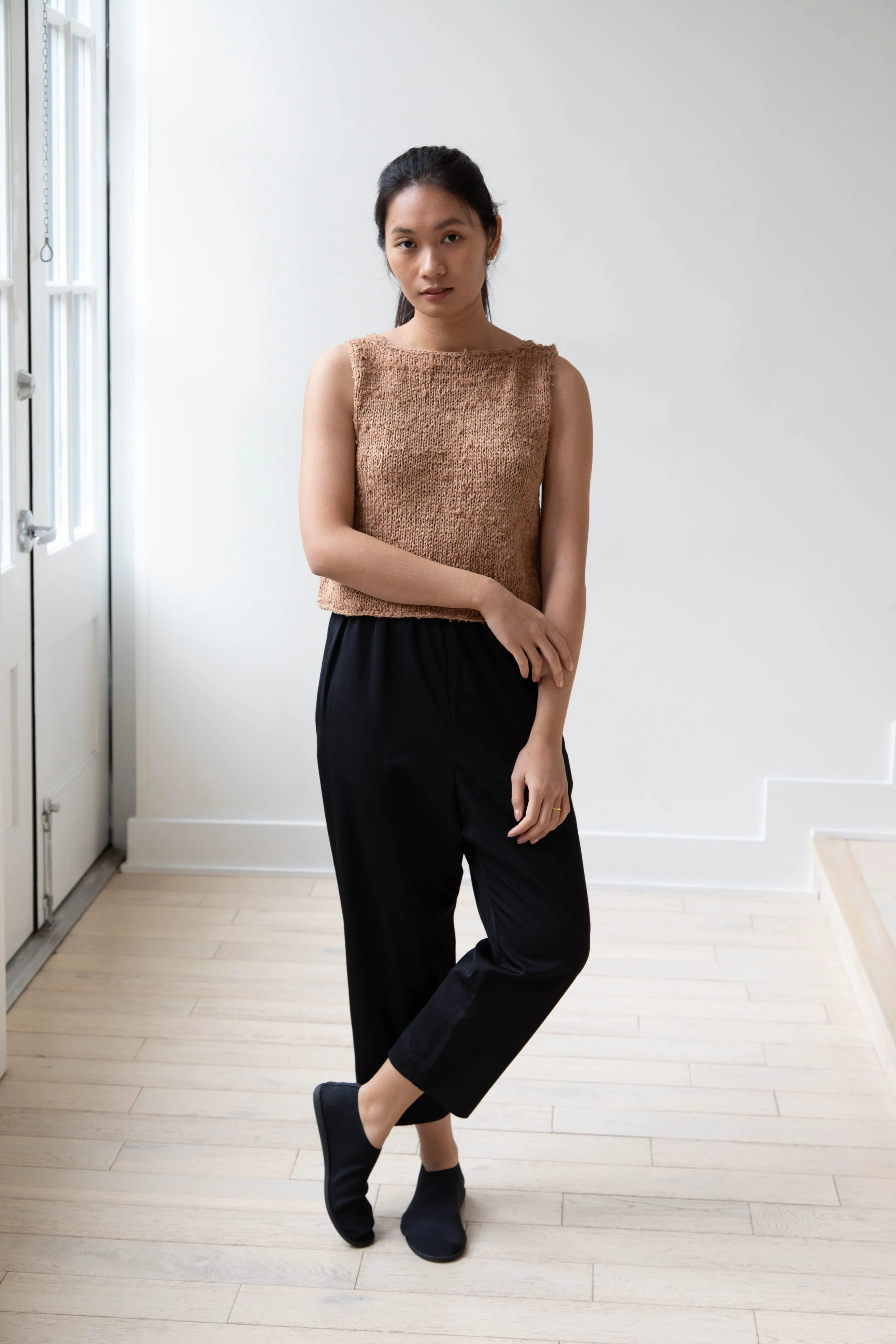 Arts & Science | Super Fine Wool Easy Pants in Black