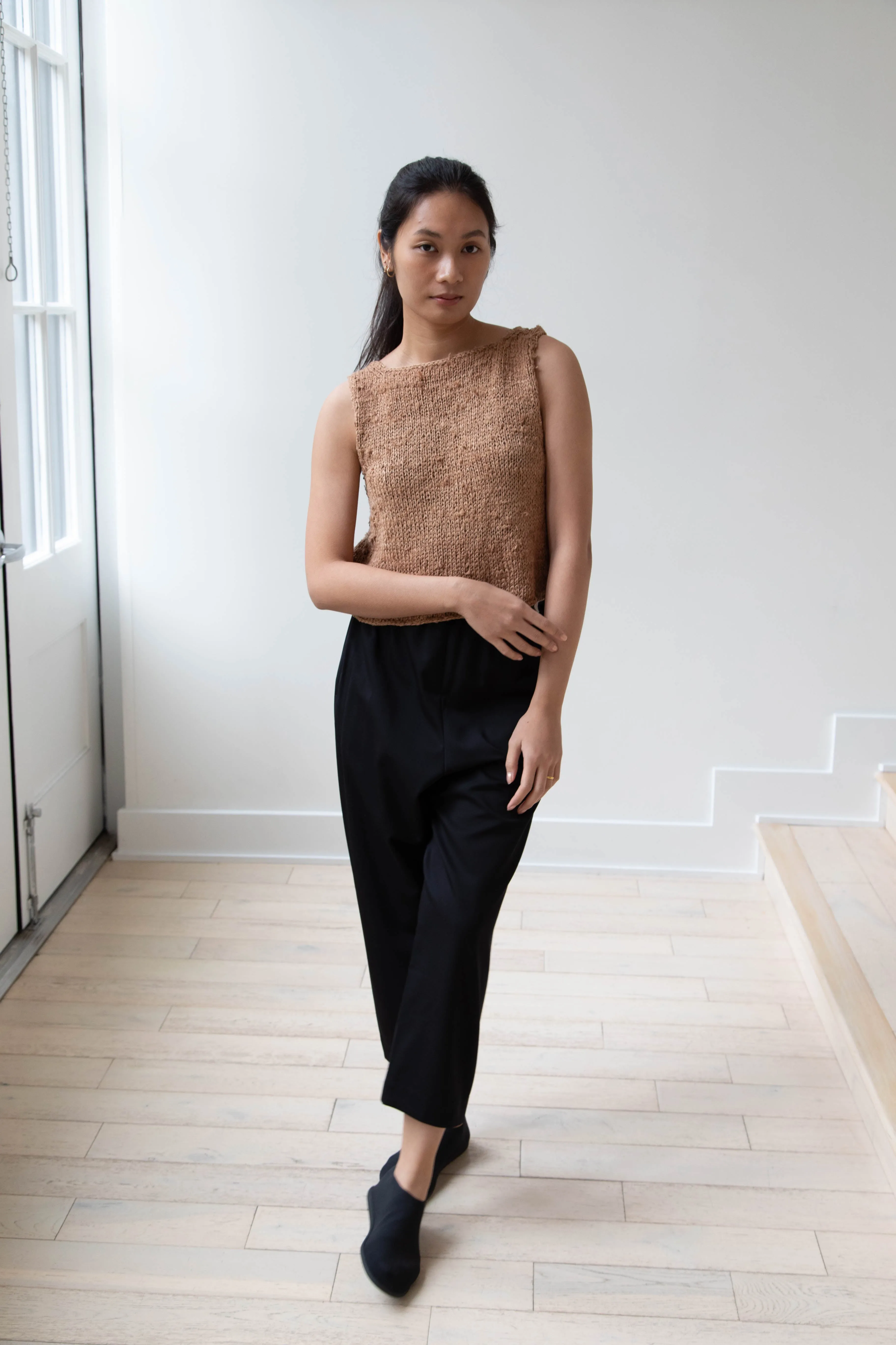 Arts & Science | Super Fine Wool Easy Pants in Black