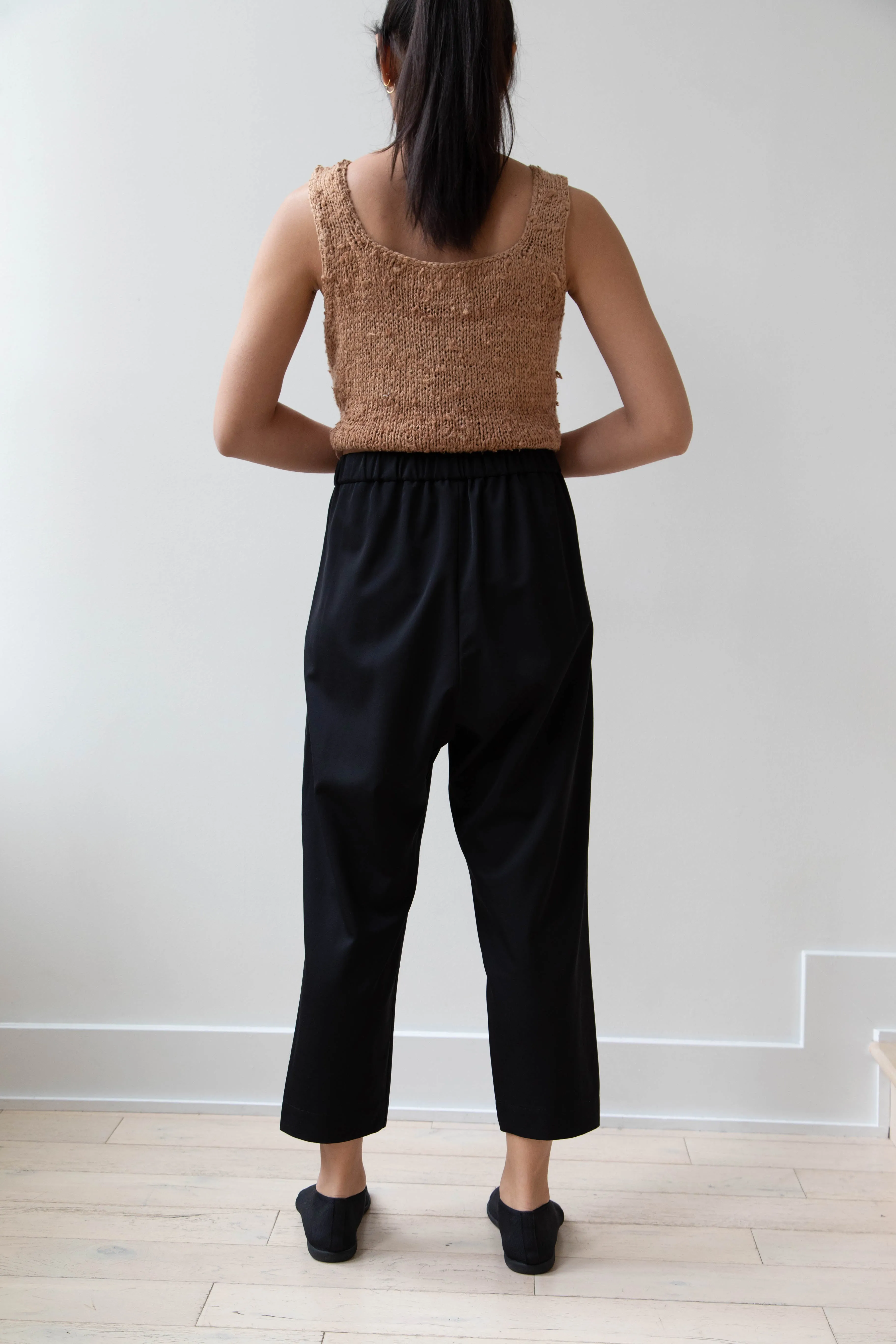 Arts & Science | Super Fine Wool Easy Pants in Black