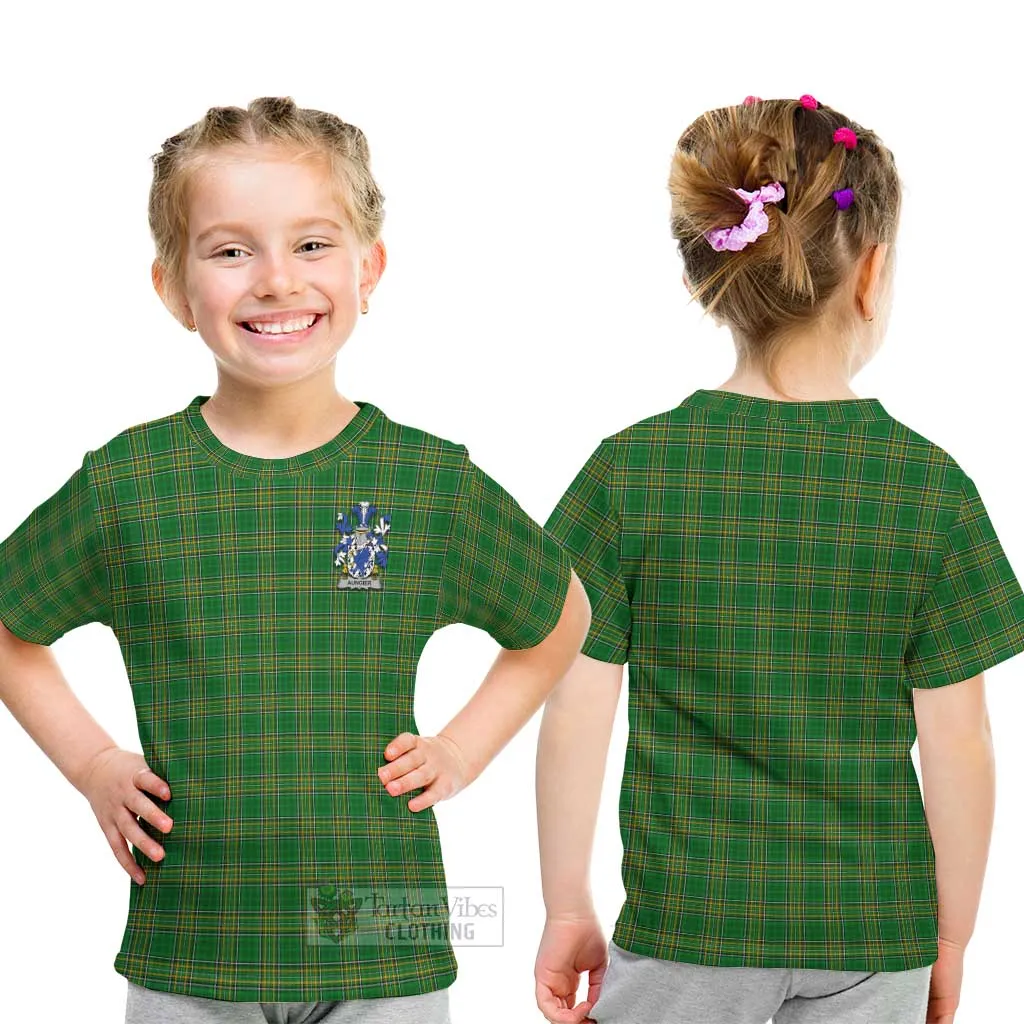 Aungier Irish Clan Kid T-Shirt with Coat of Arms