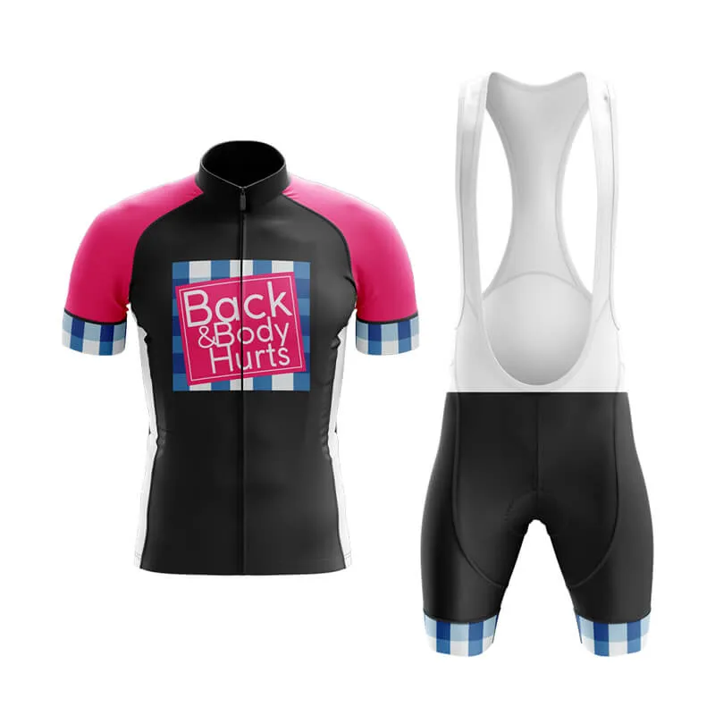 Back & Body Hurts (V2-Black) Club Cycling Kit