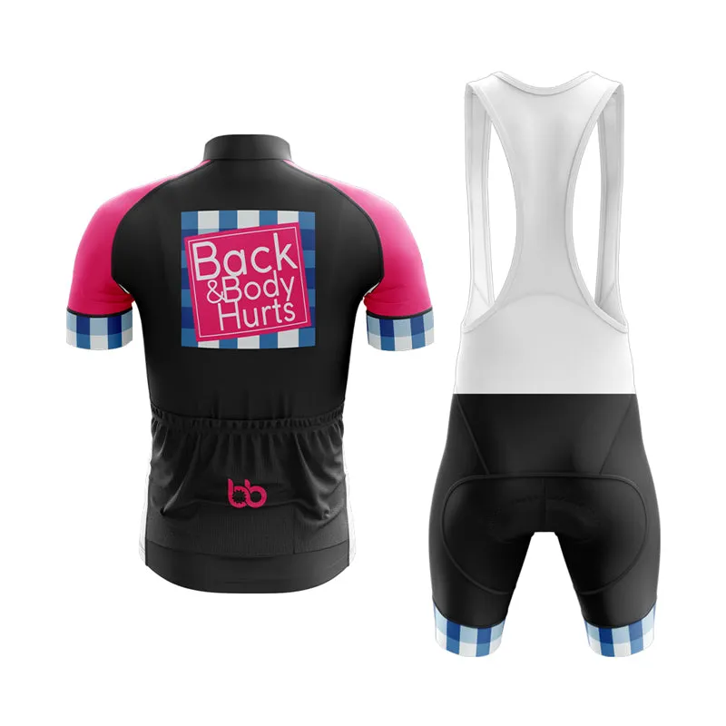 Back & Body Hurts (V2-Black) Club Cycling Kit