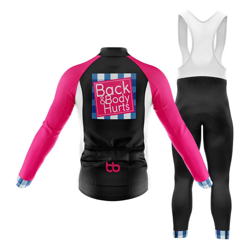 Back & Body Hurts (V2-Black) Club Cycling Kit