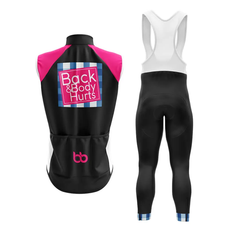 Back & Body Hurts (V2-Black) Club Cycling Kit