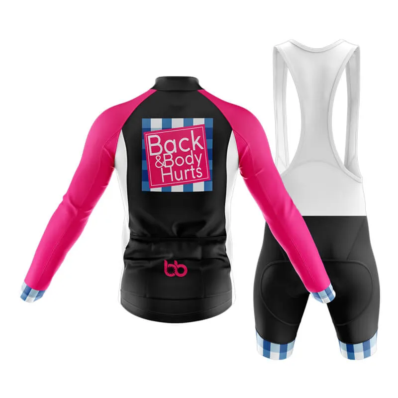 Back & Body Hurts (V2-Black) Club Cycling Kit