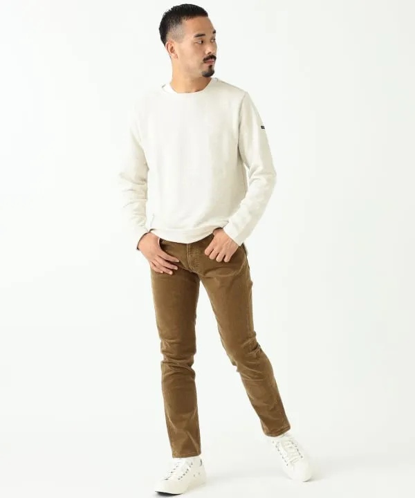 BEAMS PLUS / 5 pocket tapered corduroy pants- Beige