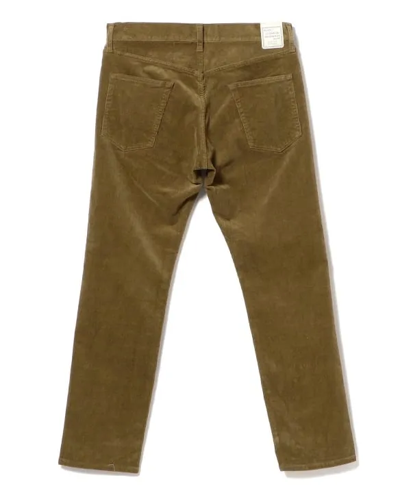 BEAMS PLUS / 5 pocket tapered corduroy pants- Beige