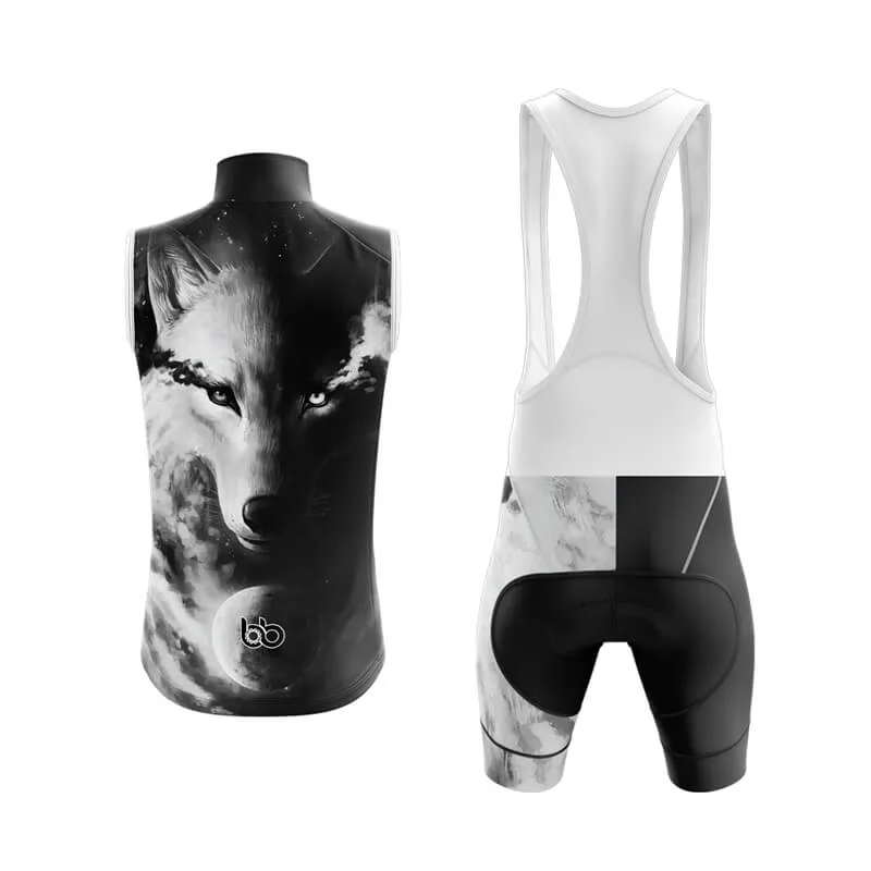 Black and White Wolf (V1) Club Cycling Kit