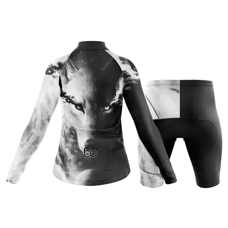 Black and White Wolf (V1) Club Cycling Kit