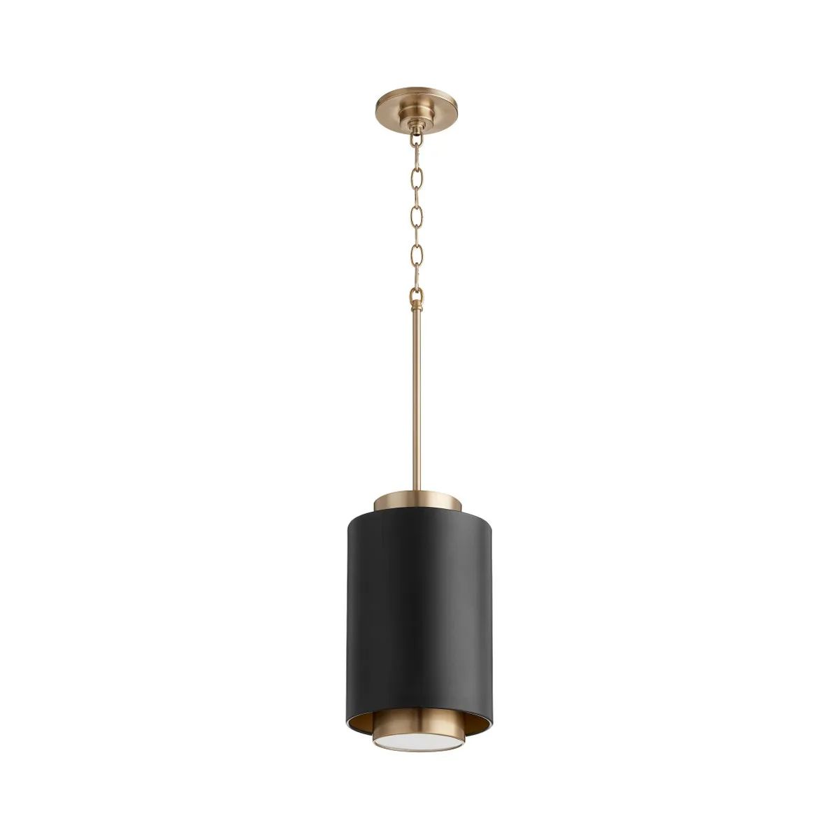 Black Soft Contemporary Pendant