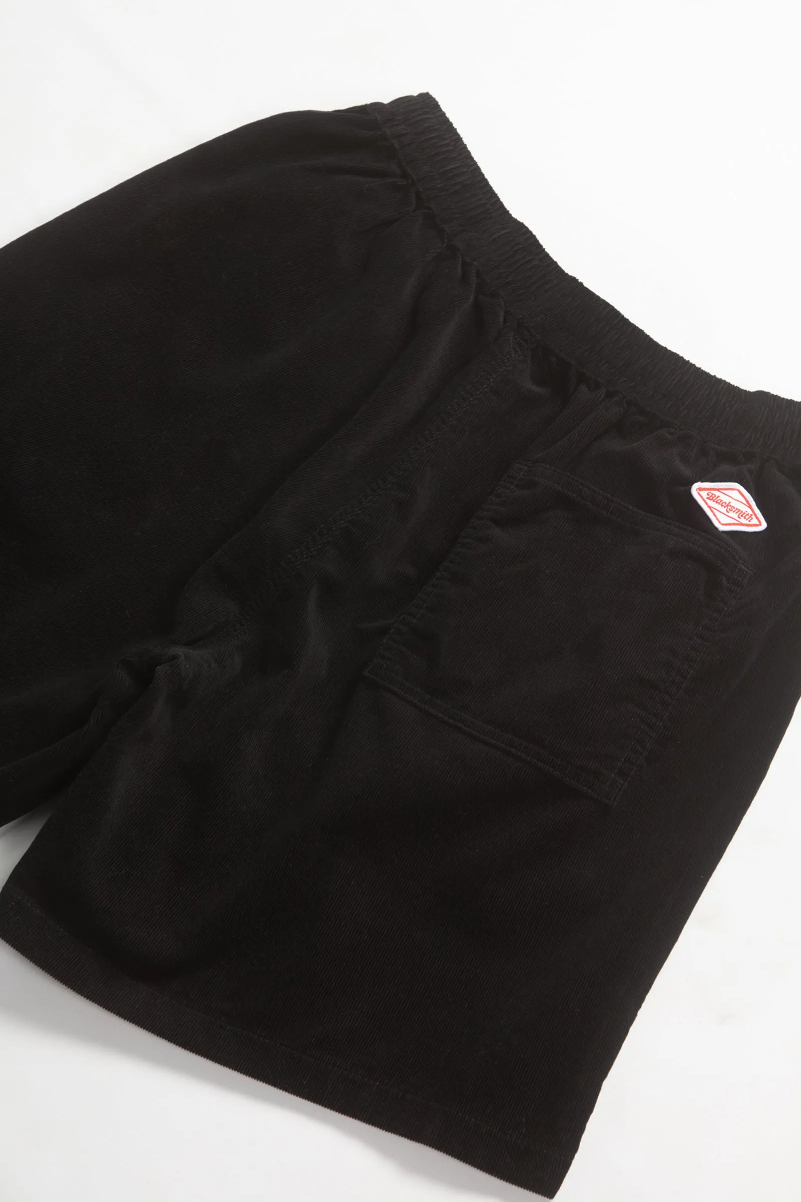 Blacksmith - Corduroy Easy Shorts - Black