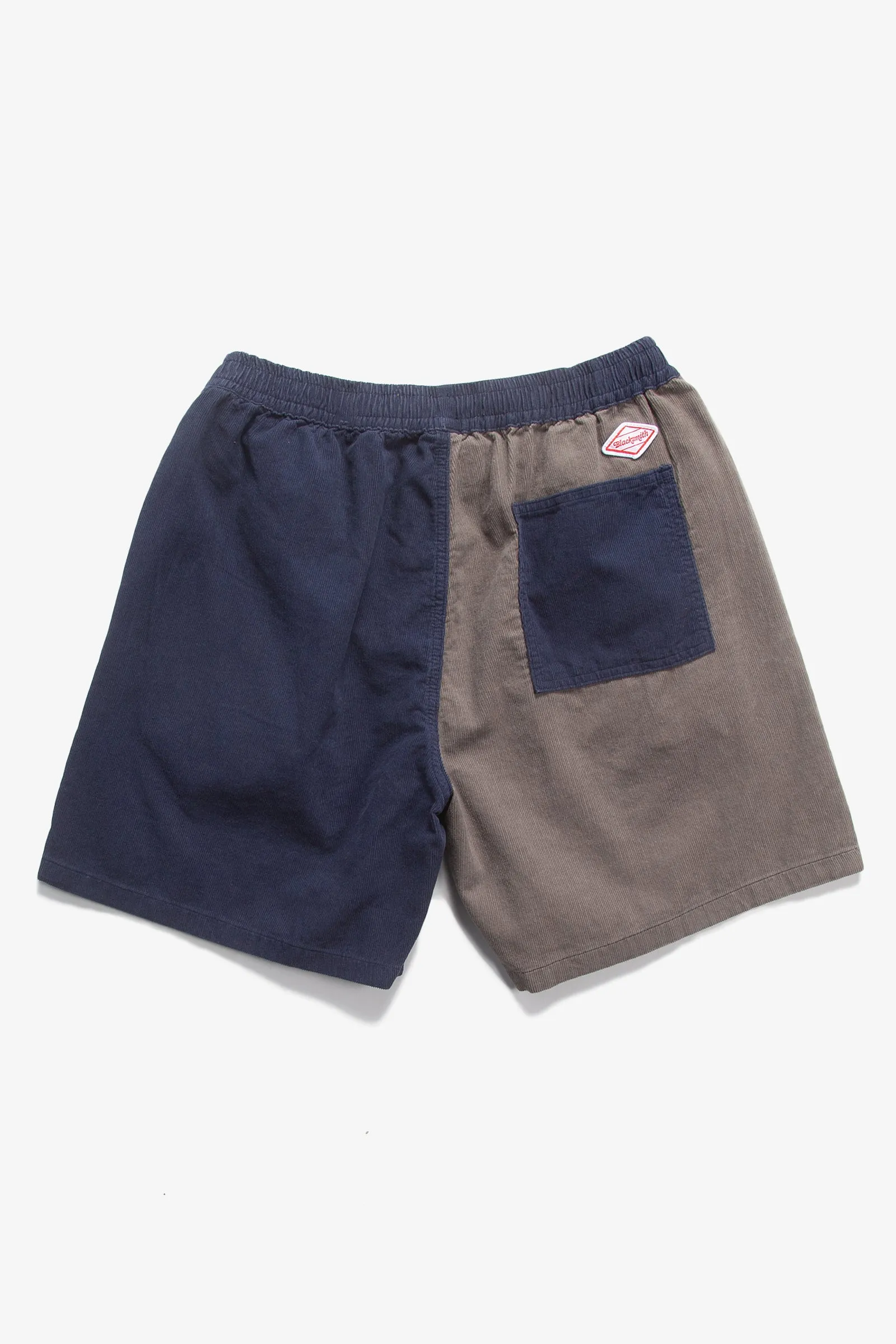 Blacksmith - Corduroy Easy Shorts - Navy/Grey