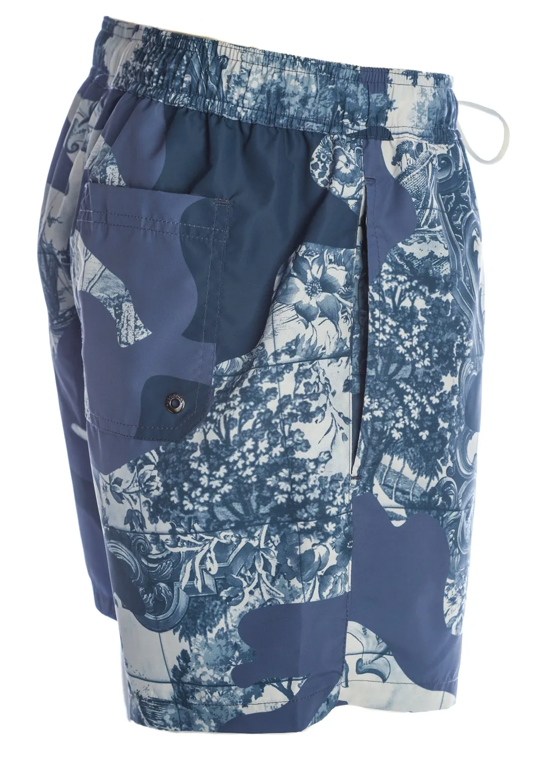 BOSS Spotfish Swim Short in Blue