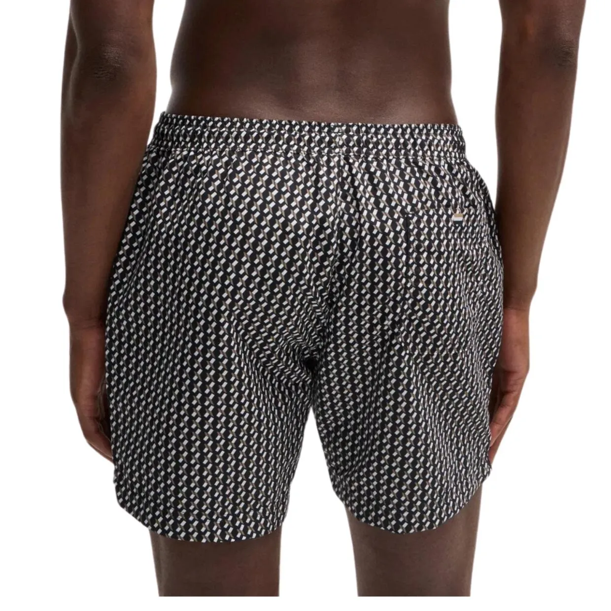 BOSS Vibe Logo Label Swim Shorts