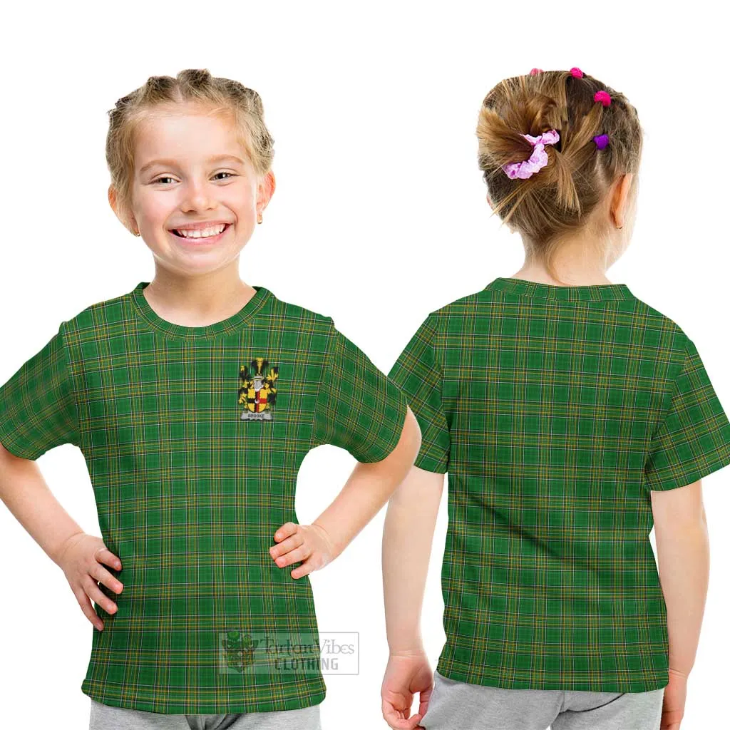 Brooke Irish Clan Kid T-Shirt with Coat of Arms