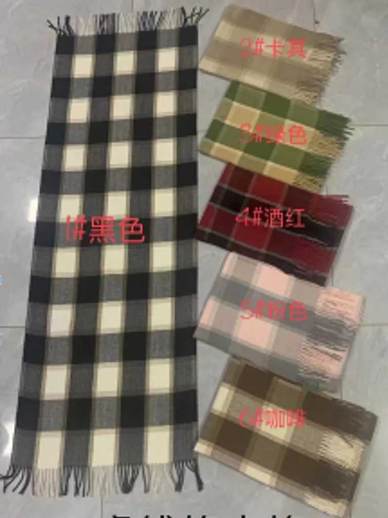 CARA RMD221005 SS23 SQUARE CHECK PASHMINA SCARF