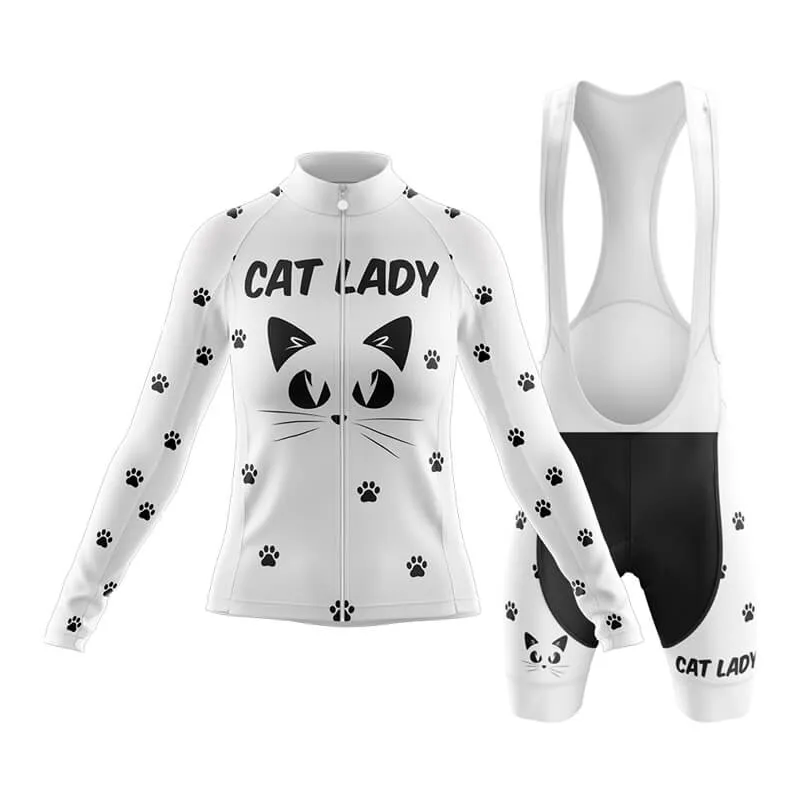 Cat Lady (V4-White) Club Cycling Kit