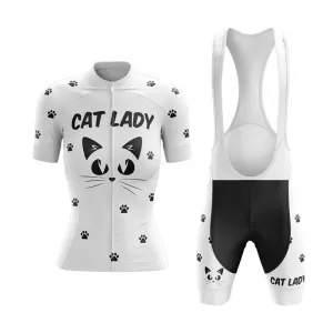 Cat Lady (V4-White) Club Cycling Kit