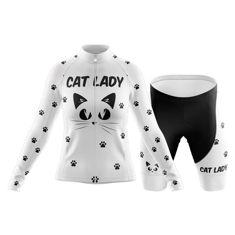 Cat Lady (V4-White) Club Cycling Kit