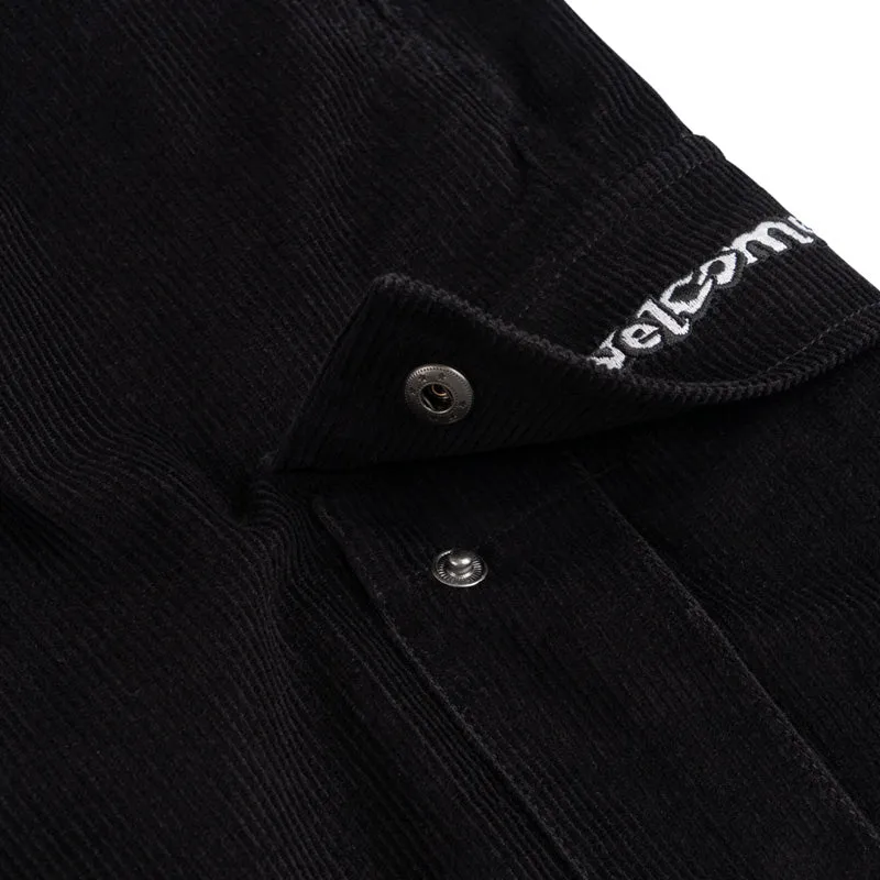 Chamber Corduroy Cargo Shorts - Black