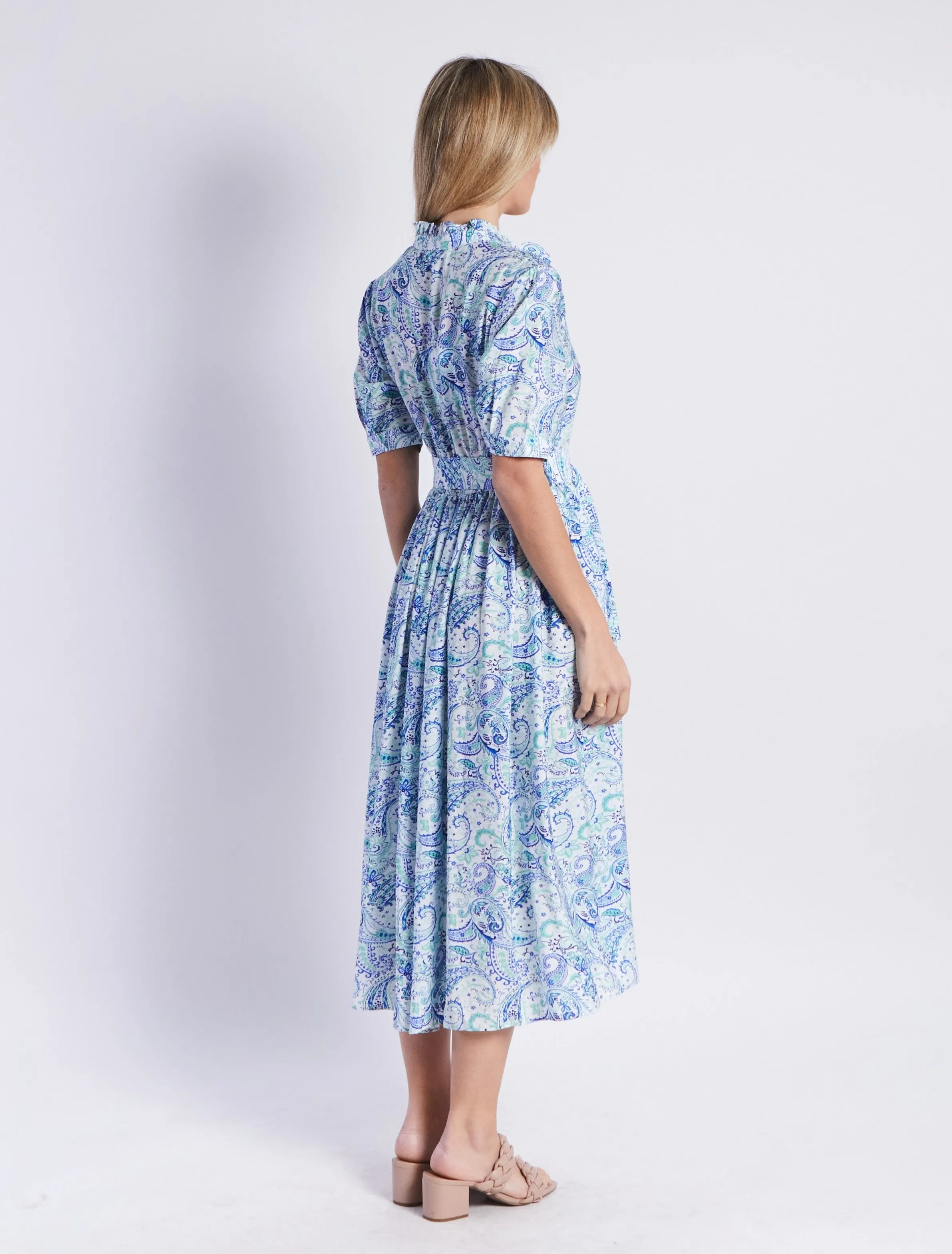 Charlotte Dress - Blue Floral