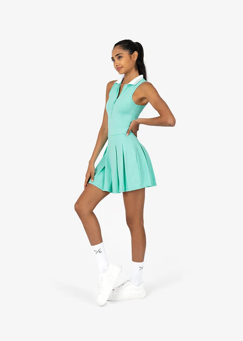 Club LC Vintage Pleated Dress Mint FINAL SALE