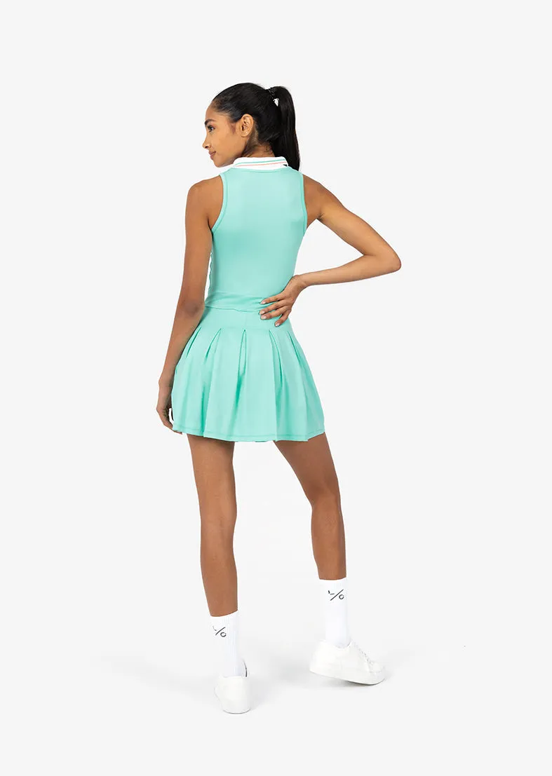 Club LC Vintage Pleated Dress Mint FINAL SALE