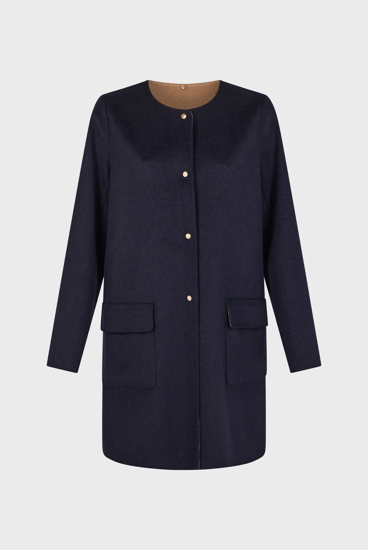 Coat Lareen Dam26a029 Navy