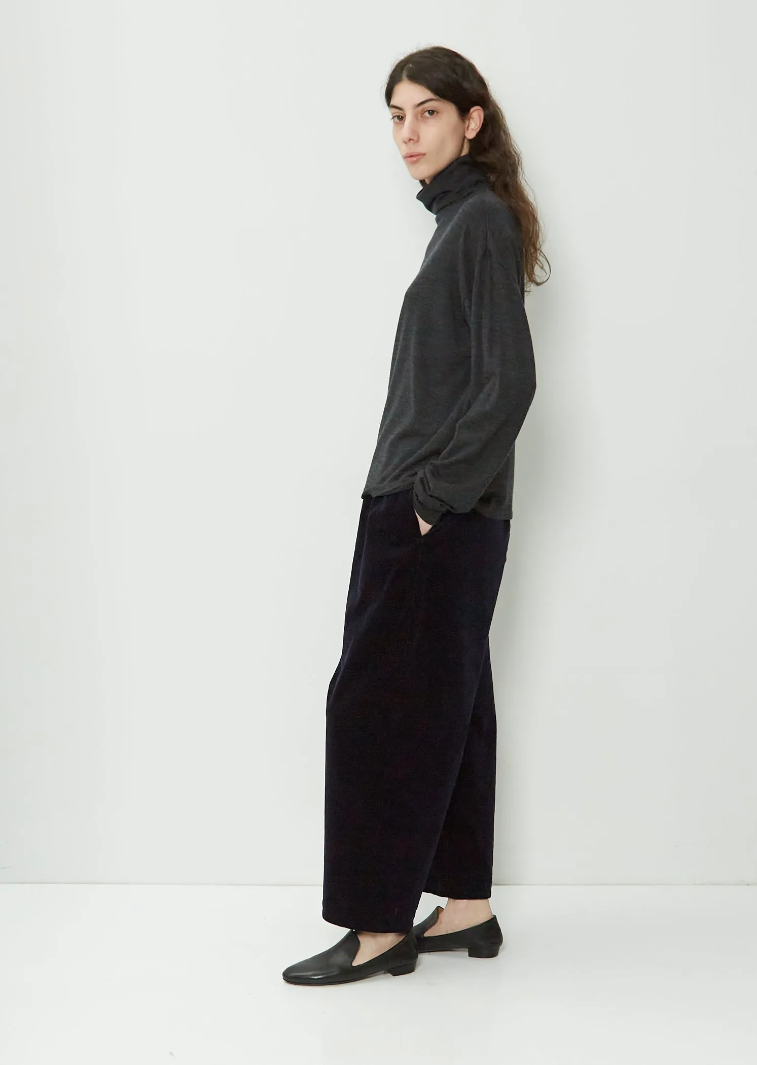 Corduroy Pants — Navy