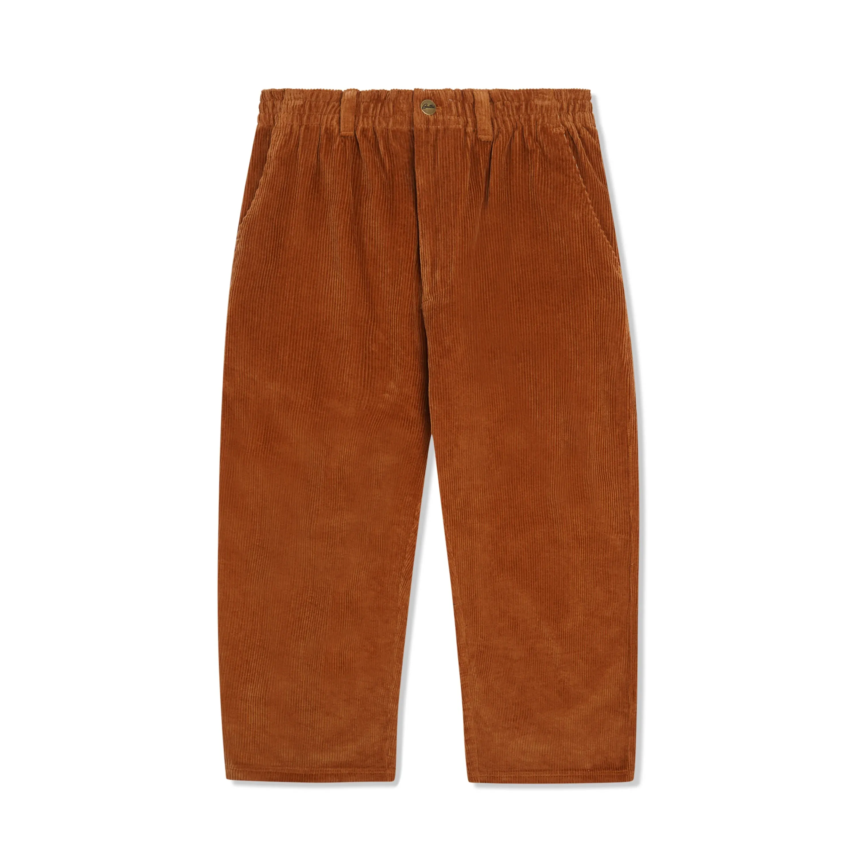 Corduroy Wide Leg Pants, Rust